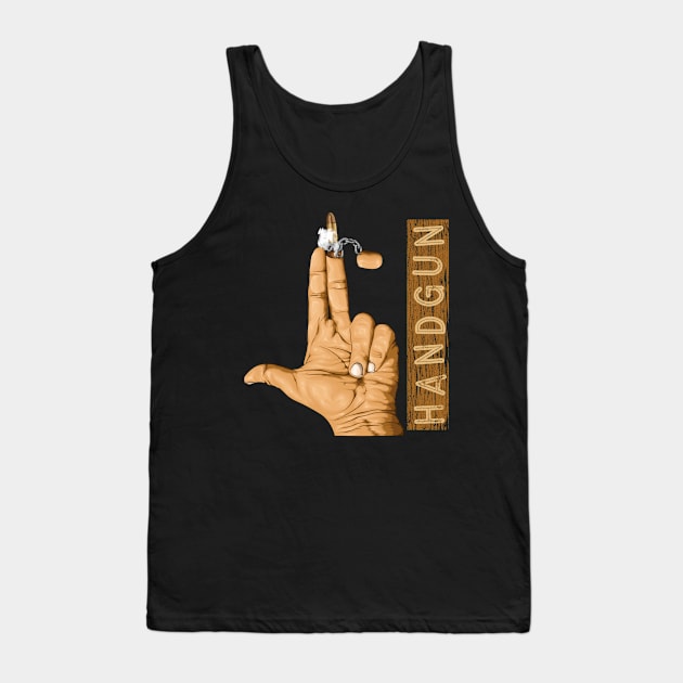 Handgun Tank Top by zamtex